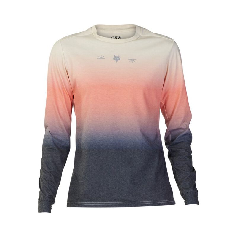 Fox Racing Ranger Dri Release MD Long Sleeve MTB Jersey - Lunar - Bone