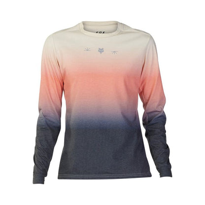 Fox Racing Ranger Dri Release MD Long Sleeve MTB Jersey - Lunar - Bone