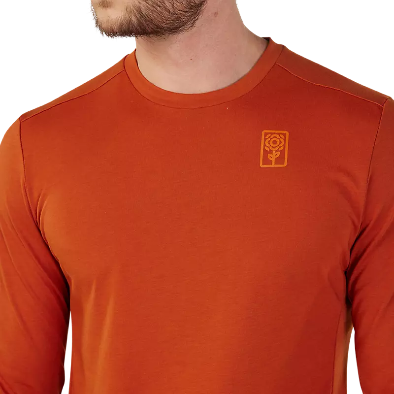 Fox Racing Ranger Dri Release Long Sleeve MTB Jersey - Burnt Orange