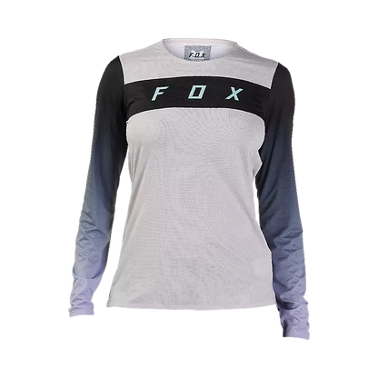 Fox Racing Flexair Race Long Sleeve MTB Jersey - Womens - Vintage White