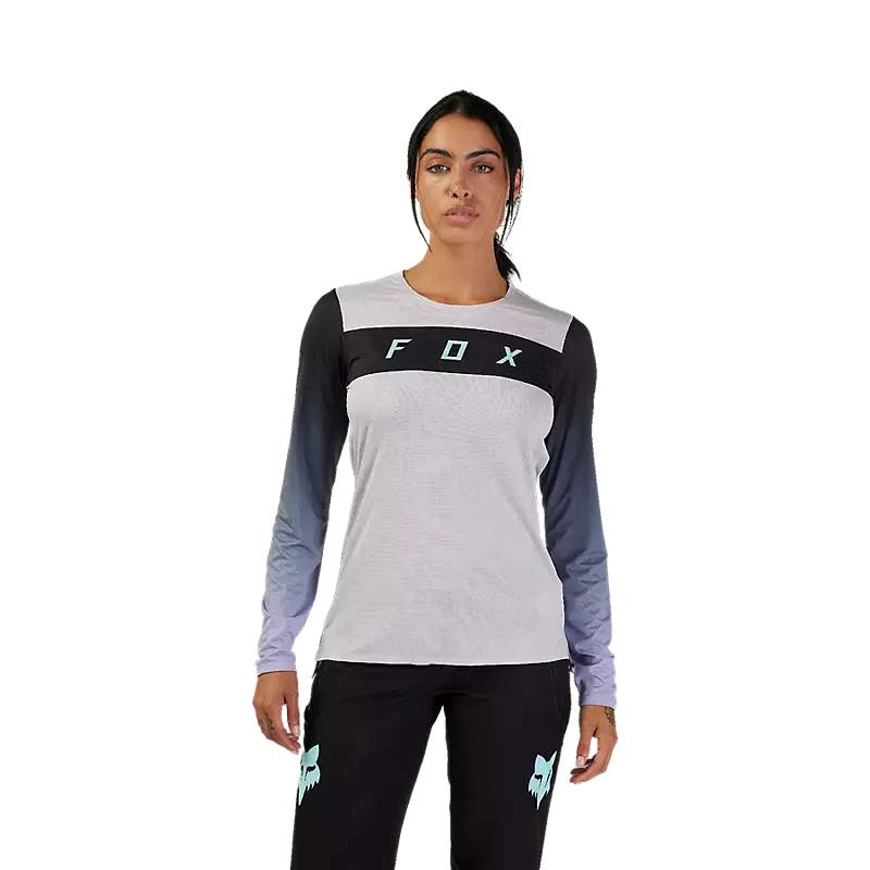 Fox Racing Flexair Race Long Sleeve MTB Jersey - Womens - Vintage White