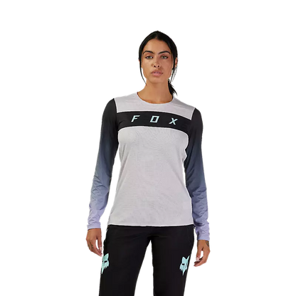 Fox Racing Flexair Race Long Sleeve MTB Jersey - Womens - Vintage White