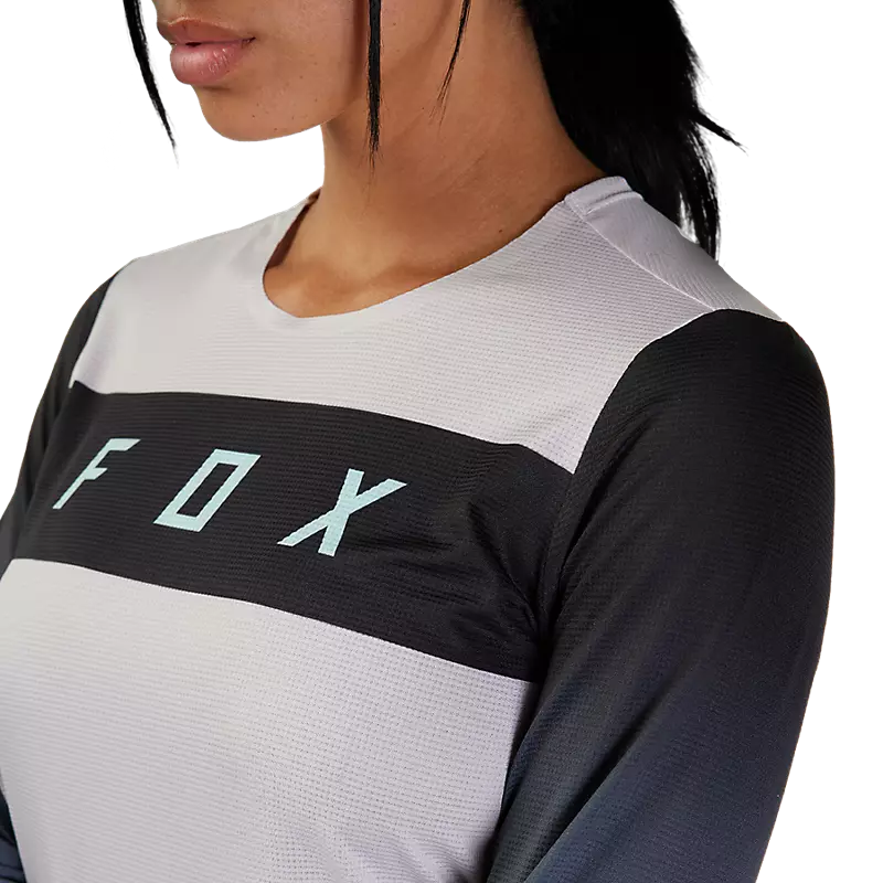 Fox Racing Flexair Race Long Sleeve MTB Jersey - Womens - Vintage White