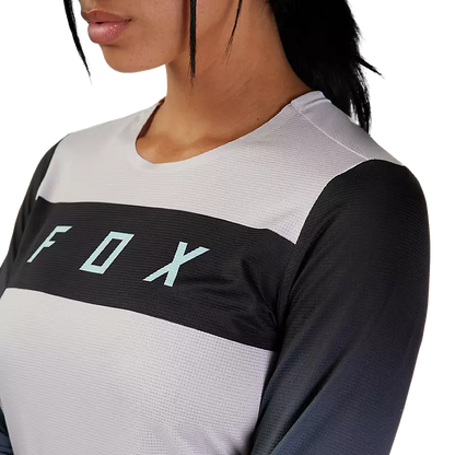 Fox Racing Flexair Race Long Sleeve MTB Jersey - Womens - Vintage White