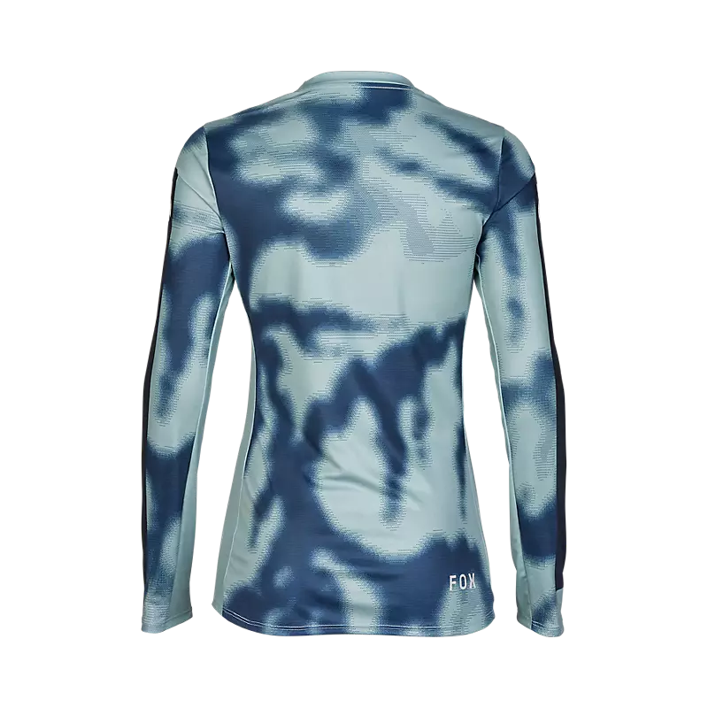 Fox Racing Defend Long Sleeve MTB Jersey - Taunt - Womens - Guava