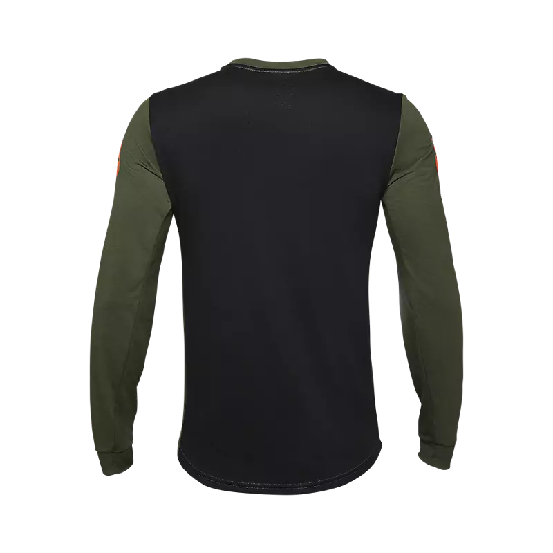 Fox Racing Ranger Dri Release Long Sleeve MTB Jersey - Aviation - Dark Sage