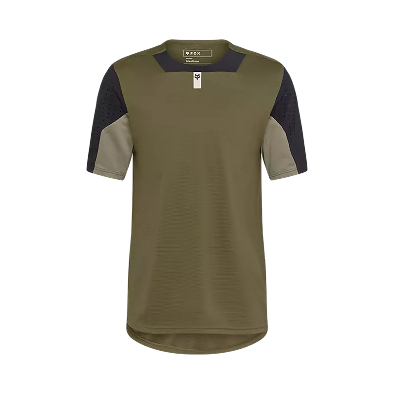 Fox Racing Defend Short Sleeve MTB Jersey - Olive Green