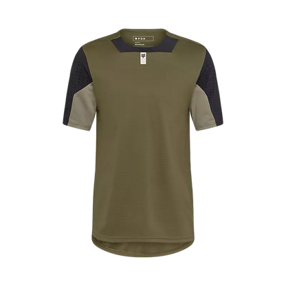 Fox Racing Defend Short Sleeve MTB Jersey - Olive Green