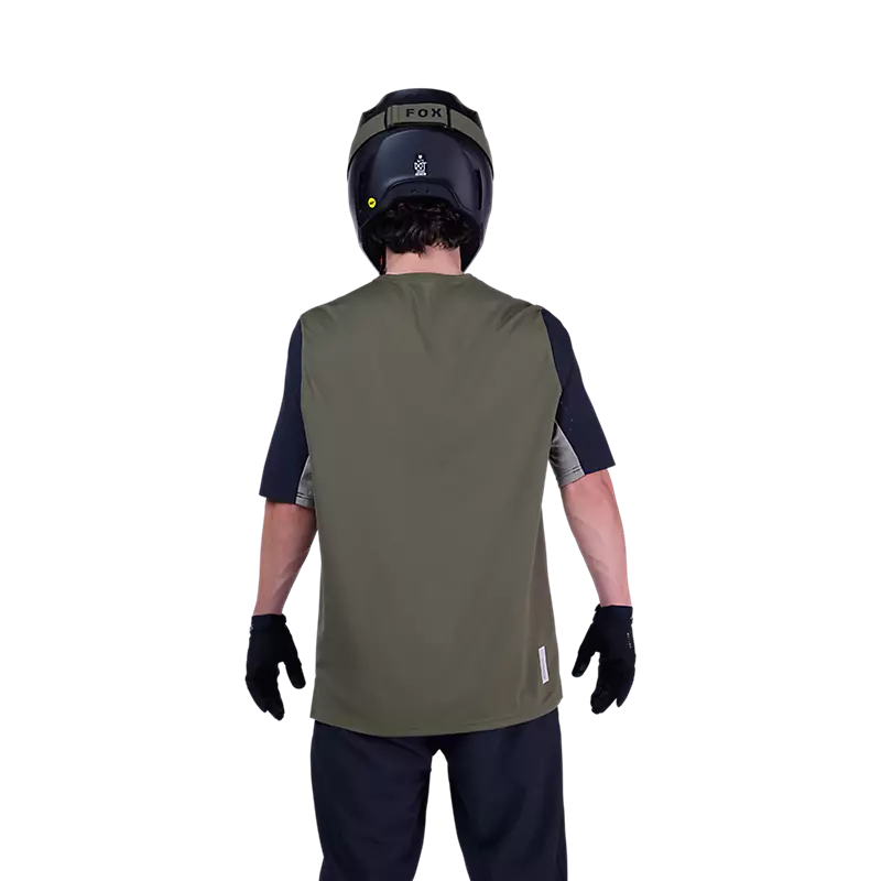 Fox Racing Defend Short Sleeve MTB Jersey - Olive Green