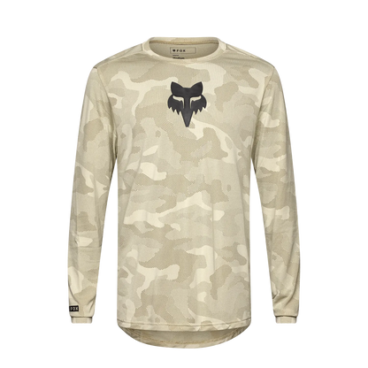 Fox Racing Ranger Tru Dri Long Sleeve MTB Jersey - Cream