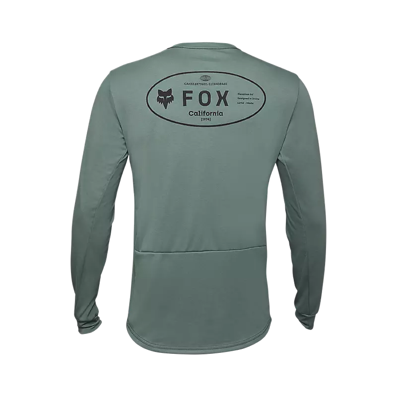 Fox Racing Ranger Dri Release Mid Long Sleeve MTB Jersey - Hunter Green