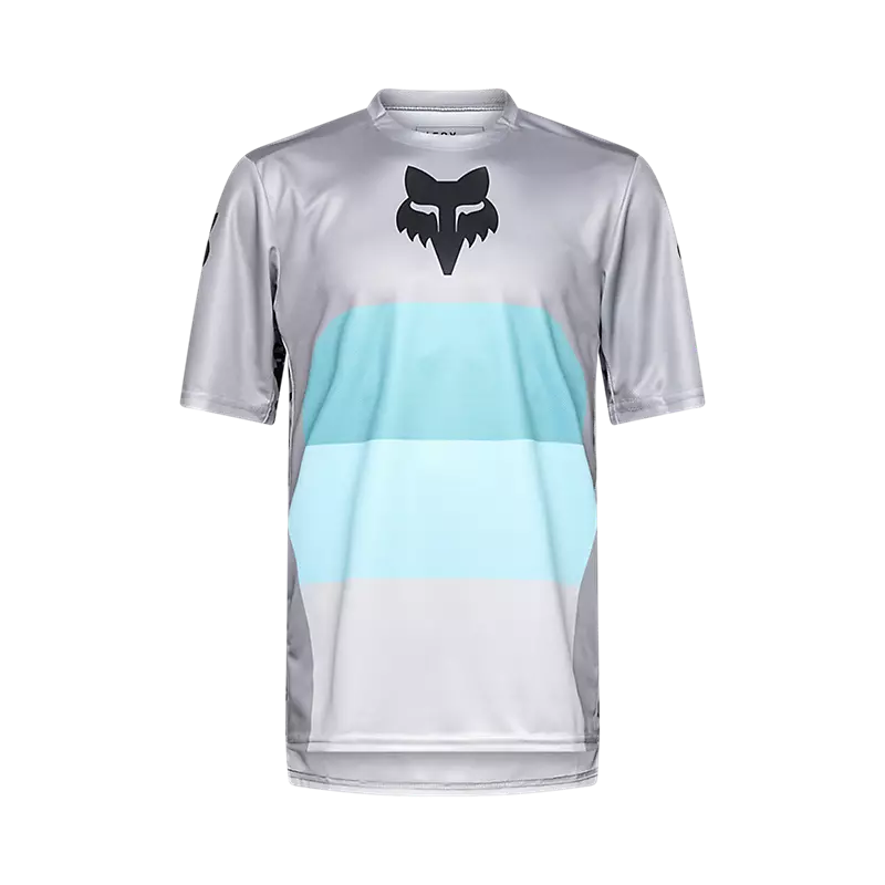 Fox Racing Ranger Short Sleeve MTB Jersey - Grid - Steel Gray