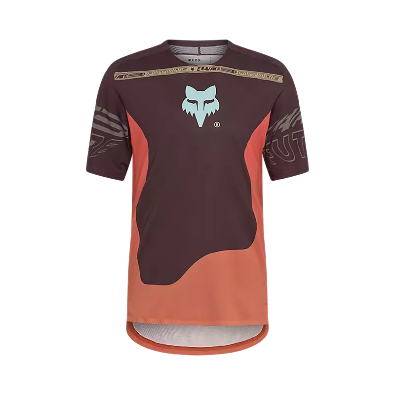 Fox Racing Flexair Short Sleeve MTB Jersey - Elevated - Cocoa