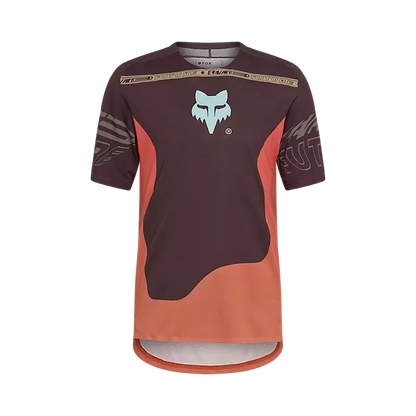 Fox Racing Flexair Short Sleeve MTB Jersey - Elevated - Cocoa