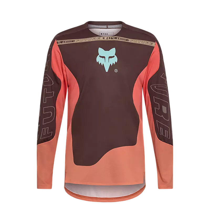 Fox Racing Flexair Long Sleeve MTB Jersey - Elevated - Cocoa