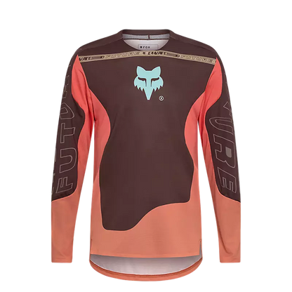 Fox Racing Flexair Long Sleeve MTB Jersey - Elevated - Cocoa