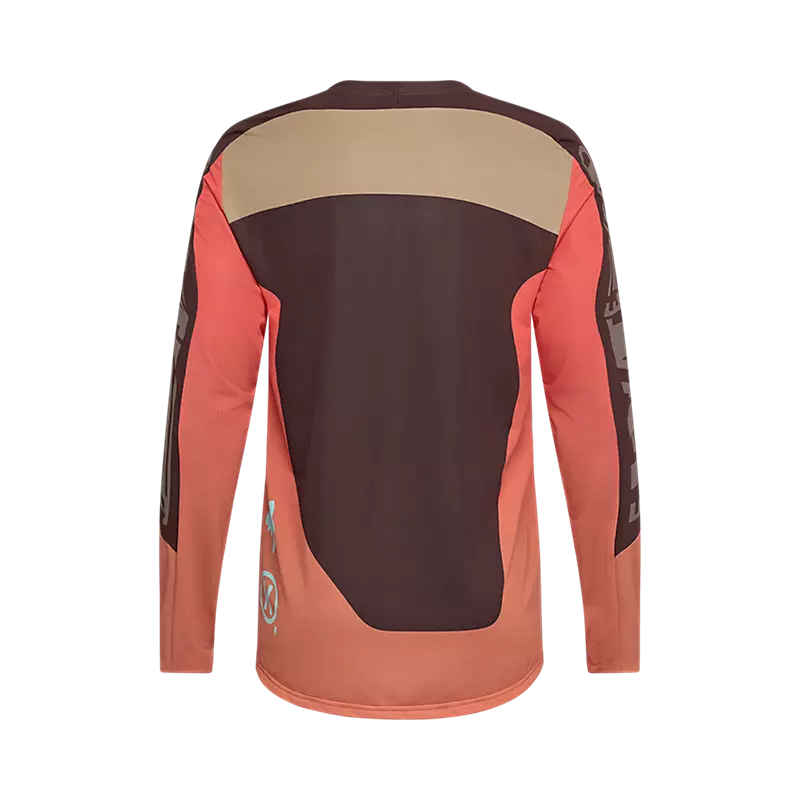 Fox Racing Flexair Long Sleeve MTB Jersey - Elevated - Cocoa