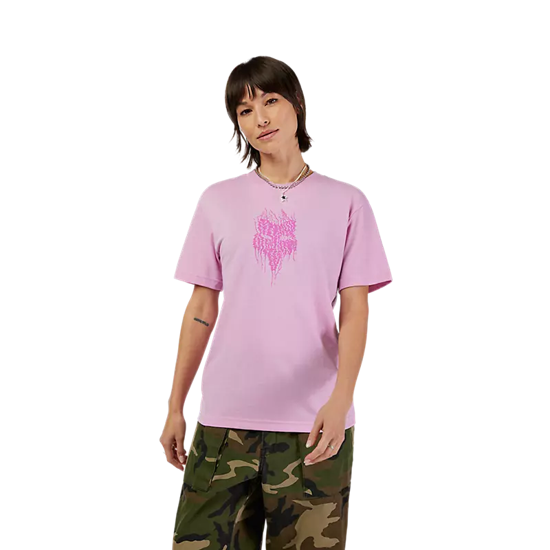Fox Racing Bark Short Sleeve Tech Tee - Womens - Purple Haze
