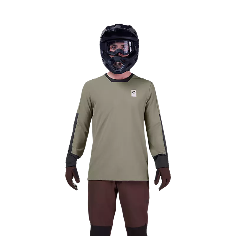 Fox Racing Defend Thermal Long Sleeve MTB Jersey - Adobe