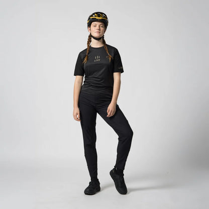 Leatt Trail 3.0 Short Sleeve MTB Jersey - Womens - Full Black