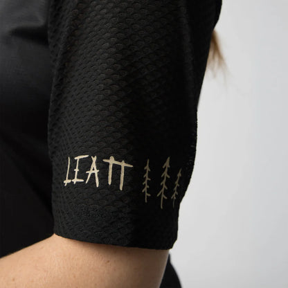Leatt Trail 3.0 Short Sleeve MTB Jersey - Womens - Full Black