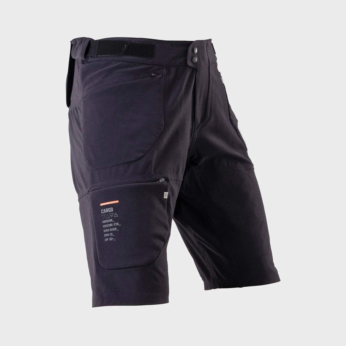 Leatt Trail 6.0 Cargo MTB Short - Ghost Black