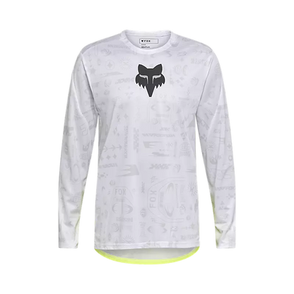 Fox Racing Ranger Long Sleeve MTB Jersey - Womens - Lunar - White