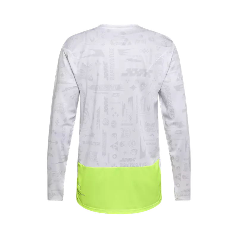 Fox Racing Ranger Long Sleeve MTB Jersey - Lunar - White