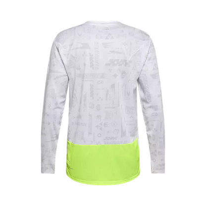 Fox Racing Ranger Long Sleeve MTB Jersey - Lunar - White