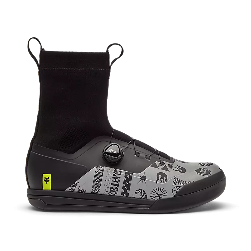 Fox Racing Union All Weather Flat Pedal MTB Shoe - Lunar - Black