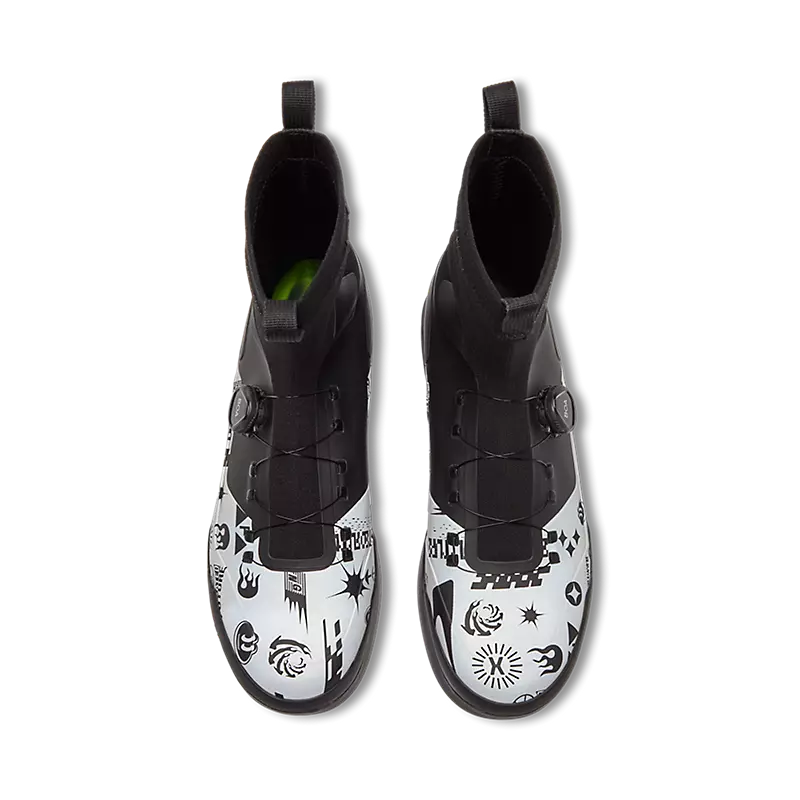 Fox Racing Union All Weather Flat Pedal MTB Shoe - Lunar - Black