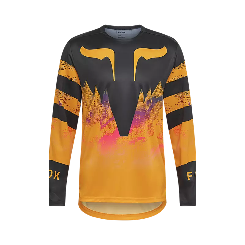 Fox Racing Ranger Long Sleeve MTB Jersey - Kairos - Tangerine