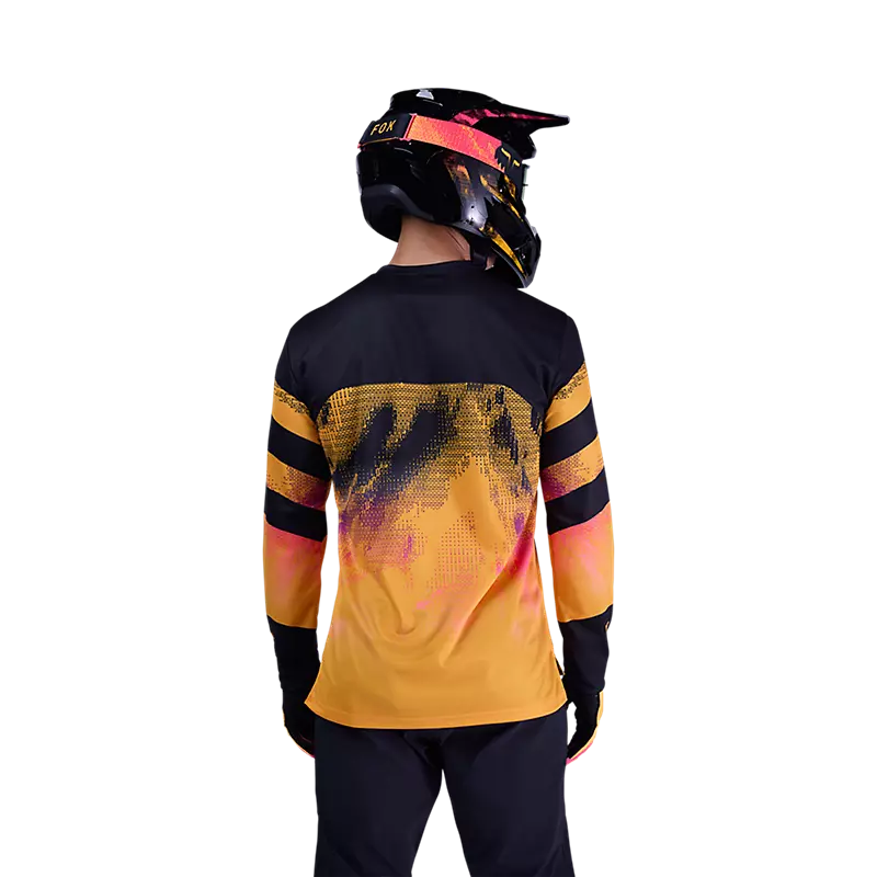 Fox Racing Ranger Long Sleeve MTB Jersey - Kairos - Tangerine