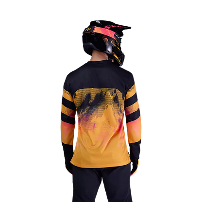 Fox Racing Ranger Long Sleeve MTB Jersey - Kairos - Tangerine
