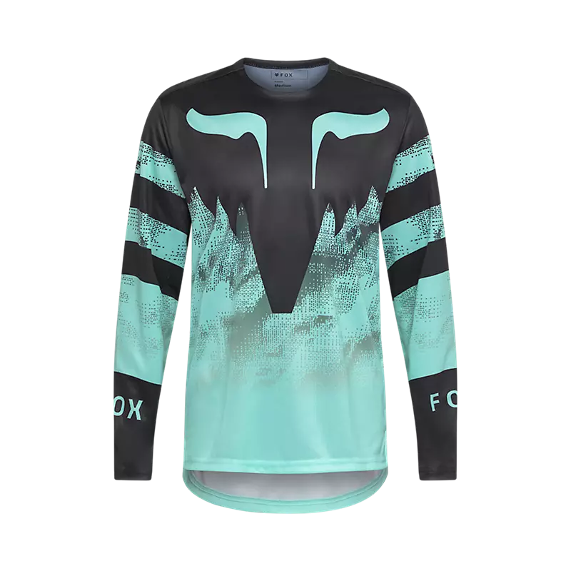 Fox Racing Ranger Long Sleeve MTB Jersey - Kairos - Turquoise