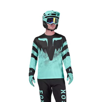 Fox Racing Ranger Long Sleeve MTB Jersey - Kairos - Turquoise