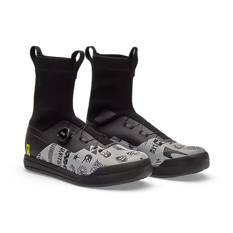 Fox Racing Union All Weather MTB Shoe - Lunar - Black