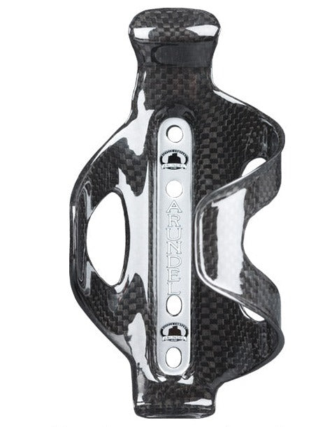 Arundel Sideloader 3K Bottle Cage - Gloss-Silver Decal