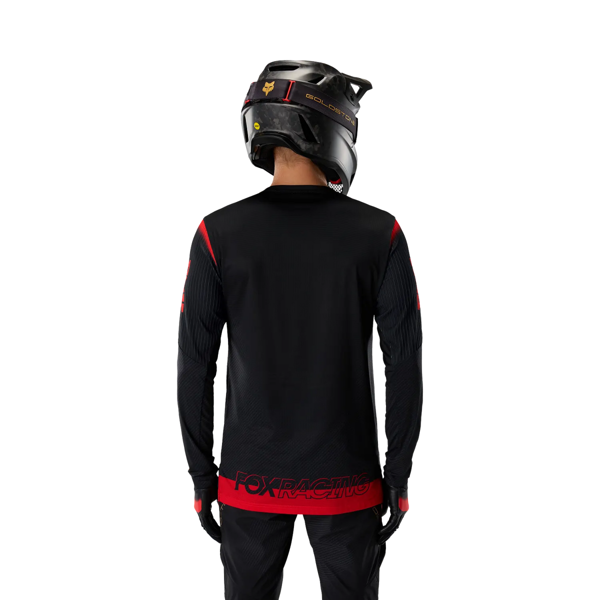 Fox Racing Flexair Long Sleeve MTB Jersey - Goldstone - Black