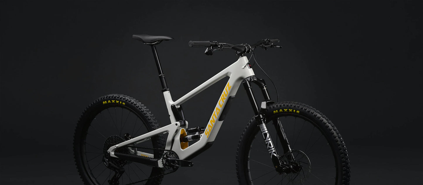 Santa Cruz Bronson Carbon MX - GX AXS - Gloss Chalk White - 2024