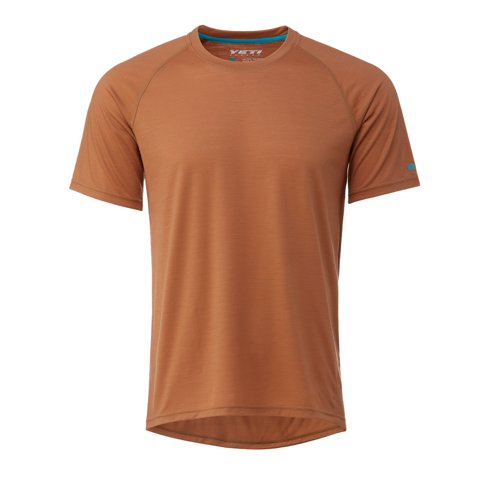 Yeti Switch Merino Short Sleeve MTB Jersey - Dark Sand