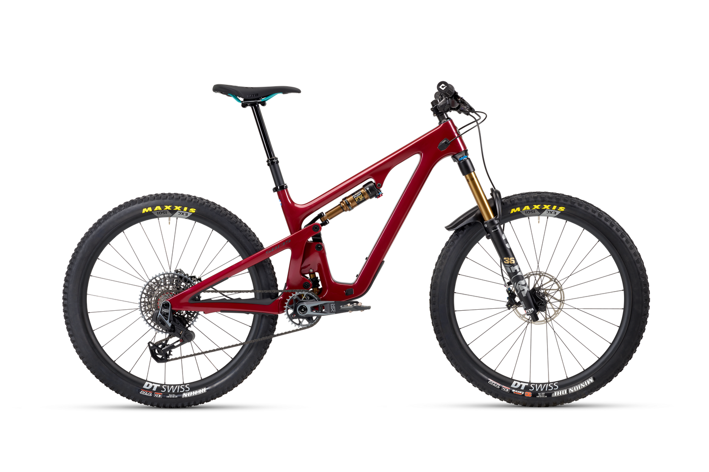 Yeti SB135 T3 27.5 - X0 AXS - EXC 1501 Carbon Wheels - Cherry