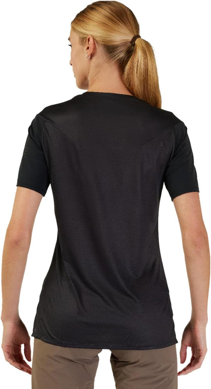 Fox Racing Flexair Short Sleeve MTB Jersey - Womens - Black