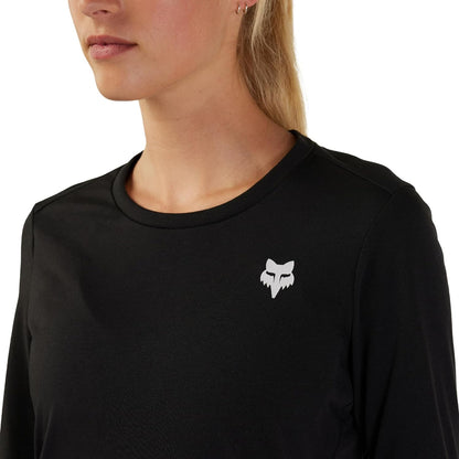 Fox Racing Ranger Dri Release Mid Long Sleeve MTB Jersey - Womens - Black - NLM
