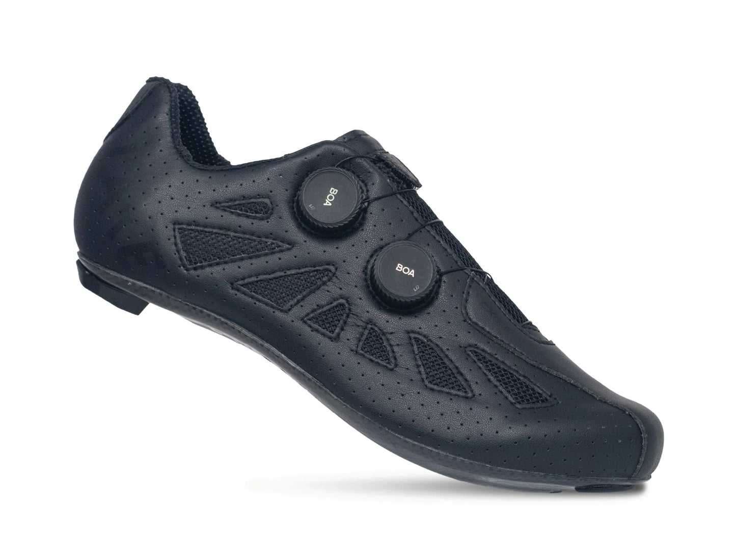 Lake CX302 Road Shoe - Wide - Classic Black-Black