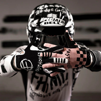 Fasthouse Speed Style Punk Glove - Youth - Black-White-Pink