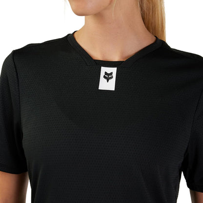 Fox Racing Defend Short Sleeve MTB Jersey - Womens - Black - NLM