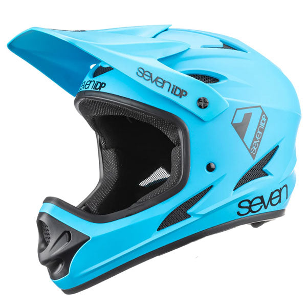 7 iDP M1 Full Face Helmet - Youth - Matt Blue