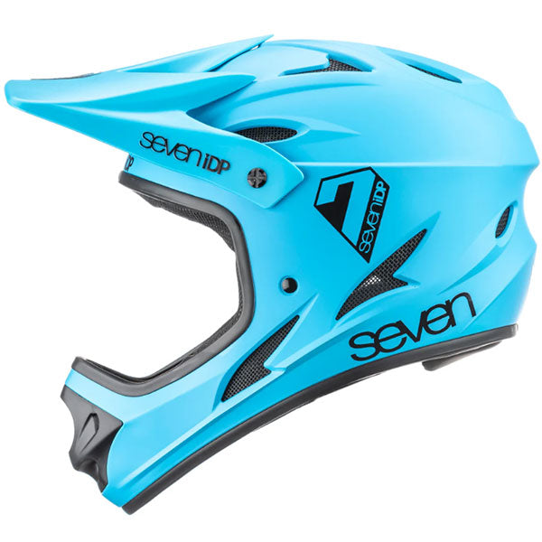 7 iDP M1 Full Face Helmet - Youth - Matt Blue