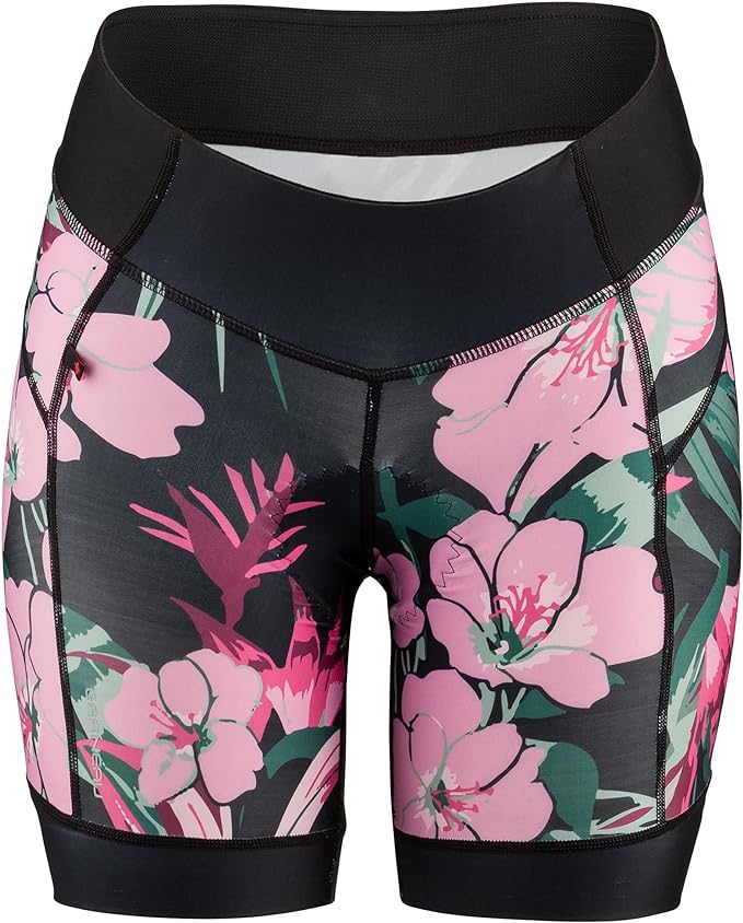Louis Garneau Neo Power Art Motion 7 Cycling Short - Womens - Black Flower